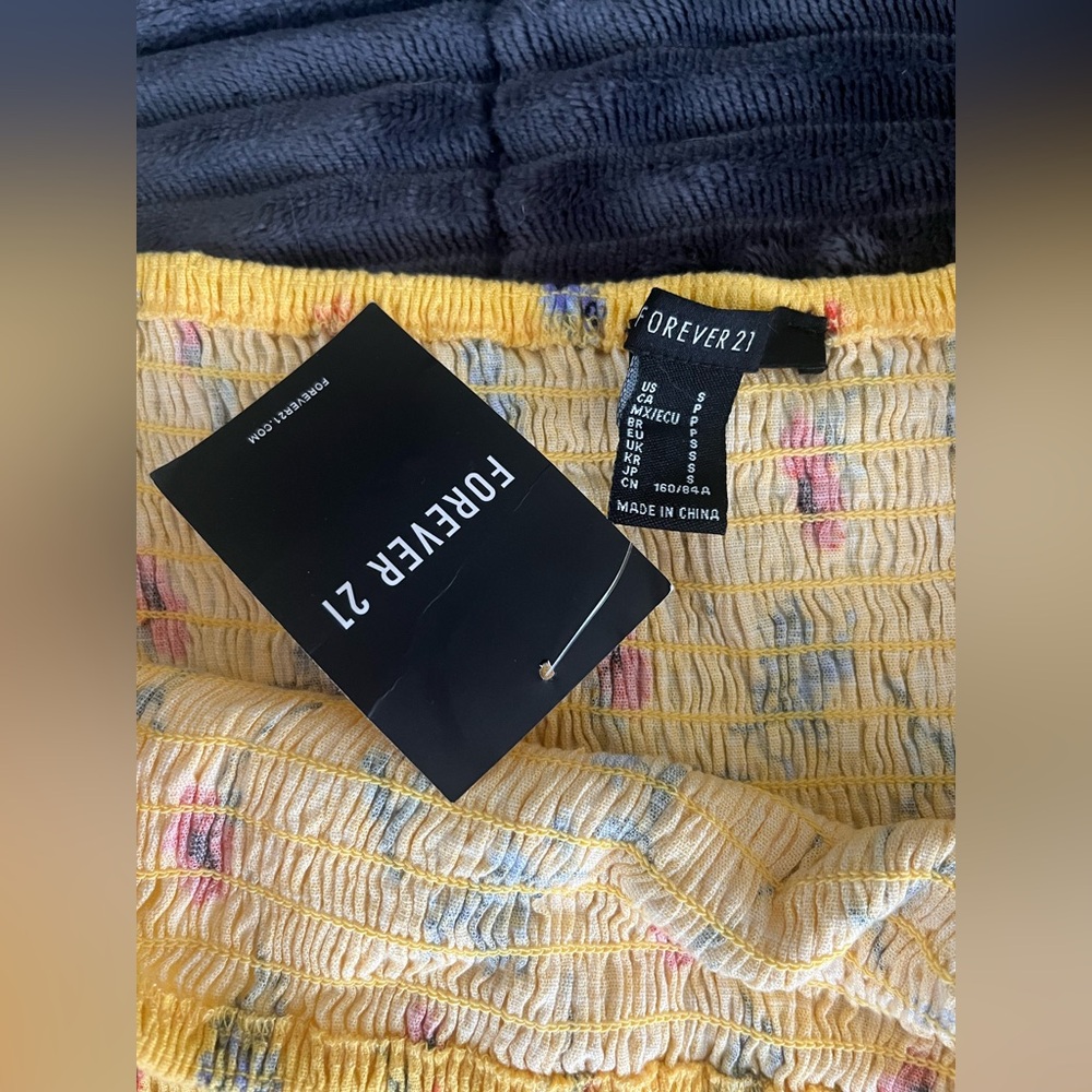 Forever 21 Yellow Skirt